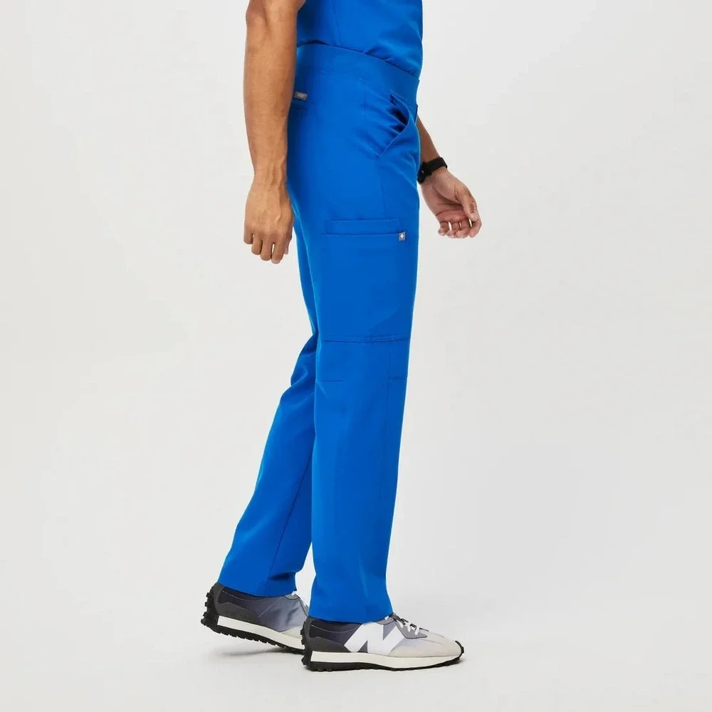 FIGS Men's Royal Blue Axim Cargo Scrub Pants Medical Style T2001S Sz Small S